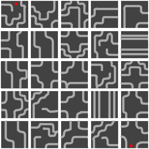 Minimapa de Calabouços de Hidden 01