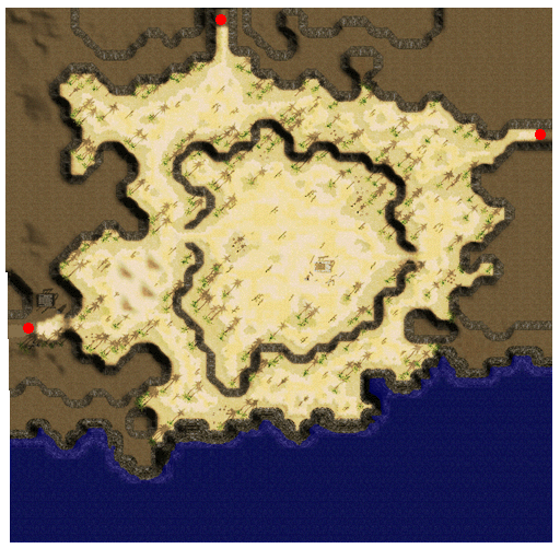 Minimapa de Deserto de Sograt 18